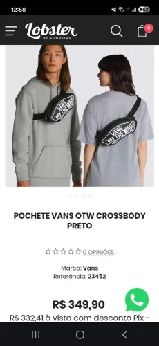Bag/pochete vans
