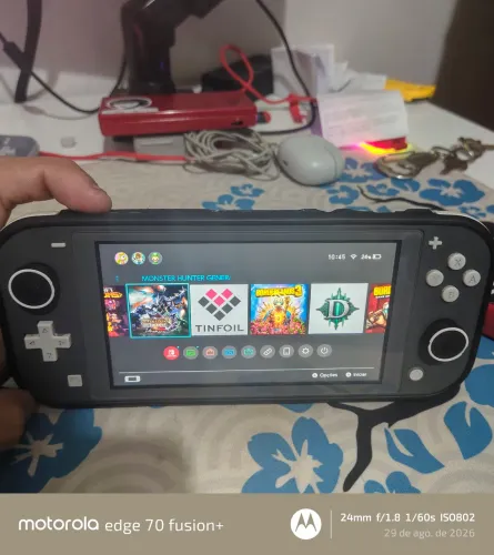 Switch lite desbloqueado 128 gb