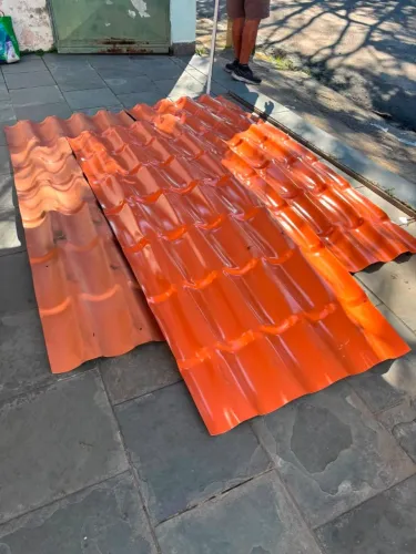 Telhas PVC Colonial 0,87 x 2,30 m - Novas, Nunca Usadas