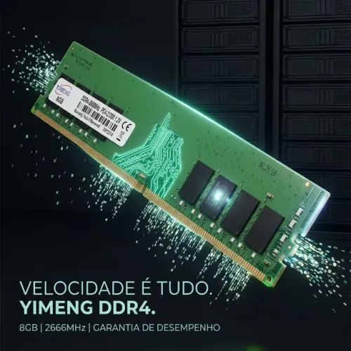 Memoria RAM YIMENG 8GB DDR4 2666MHz PC4-21300 1.2V para Desktop Computador de Mesa Pente d
