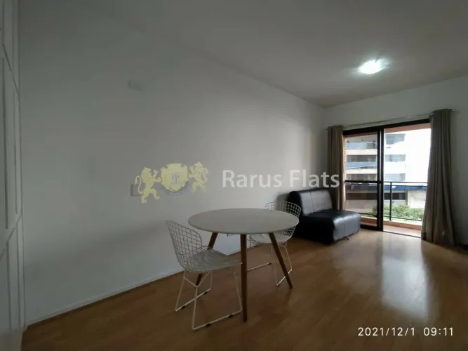 Flat para alugar na Vila Nova Conceição - Edifício Contemporâneo - Cód. XVG05470