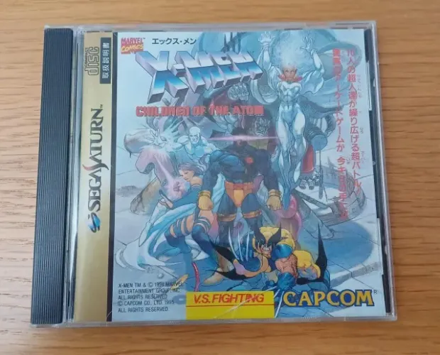 X-Men Children of the Atom - ORIGINAL - Sega Saturn Japonês - CIB