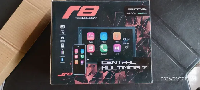 Vendo som automotivo multimídia de 7 polegadas compatível com qualquer veículo