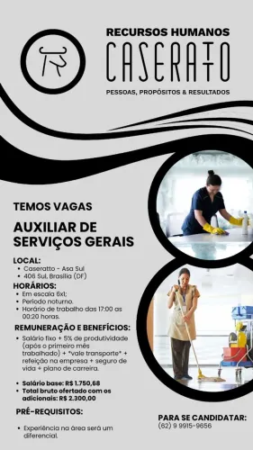 AUXILIAR DE SERVIÇOS GERAIS