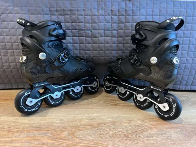 Patins Karbonik - 80MM . ABEC - 9 Cromo 36/37 + KIT