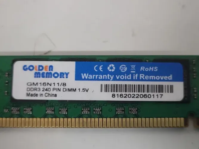 Memoria 8GB com DEFEITO