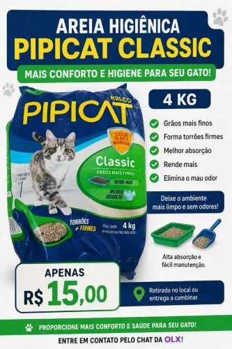 Venda areia para gato ?