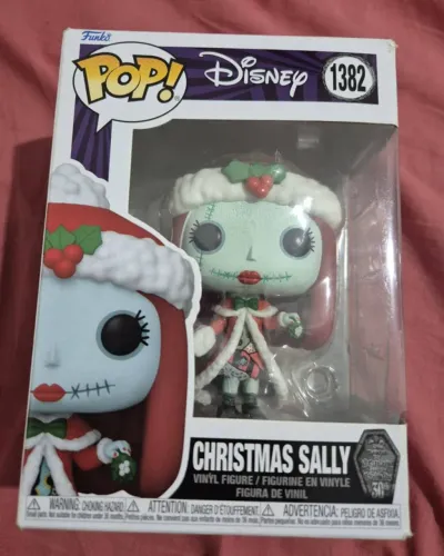 Funko Pop Sally Christmas 1382 Original Disney 30 Anos C/ Caixa
