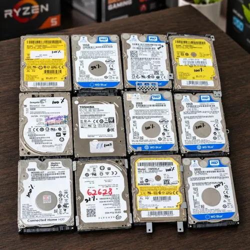12 HDs 500GB SATA 2.5" - Notebook / PS3 / Xbox 360 / DVR / PC