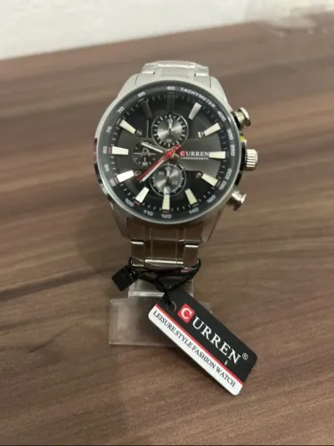 Relógio curren original padrão shopping luxo automático completo aprova de água resistente
