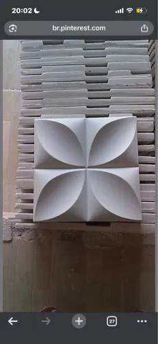 PLACA DE GESSO 3D