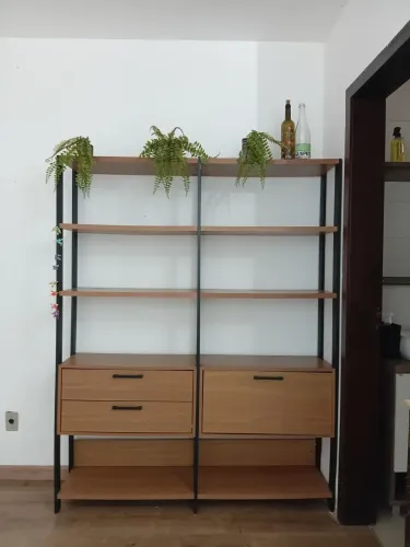 Estante MDF 1 porta 2 gavetas