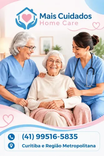 Mais Cuidados Home Care: onde o amor, a segurança e o carinho cuidam de quem você ama.