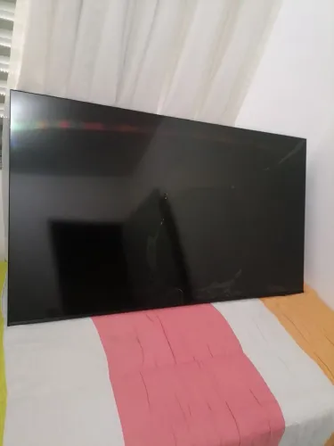 tv mine led samsung 65 polegadas tela quebrada