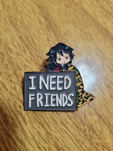 Pin Demon Slayer Tomioka Giyu de Metal