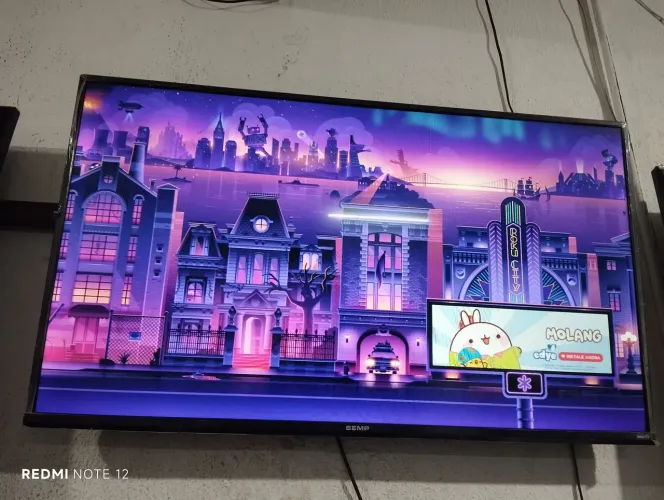 Tv marca Semp Roku 43 polegada semi-nova