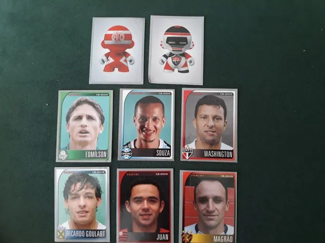 Figurinhas campeonato brasileiro 2009
