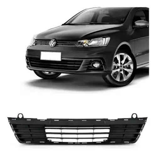 Grade Parachoque Volkswagen Gol G7 2017 / 2018 - Central Preto - Fipparts