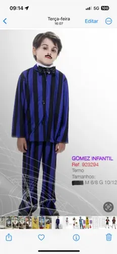 Fantasia Halloween família addams