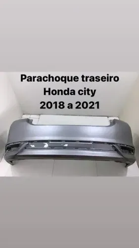 Parachoque traseiro honda city 2018 a 2021 original, att destake auto peças 