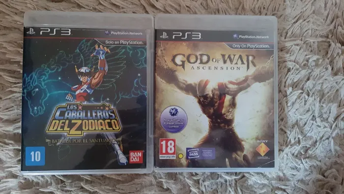 Cavaleiros zodiaco e god of war ps3