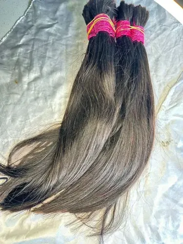 Cabelo humano de 35cm liso