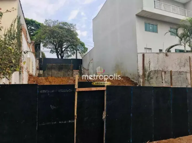 Terreno à venda, 249 m² por R$ 746.000,00 - Vila Guiomar - Santo André/SP
