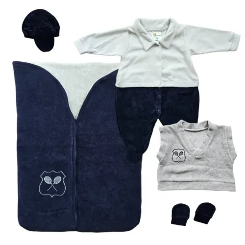 Saída De Maternidade Esporte Tênis - 5 Peças