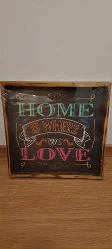 Quadro Home is Tok&Stok 40x40 novo