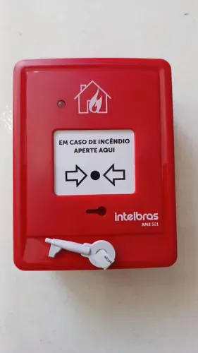 Ame 521 acionador manual intelbras 10 unid