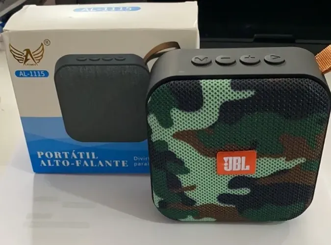 Caixa de Som Bluetooth Portátil Recarregável Novo (Garantia)
