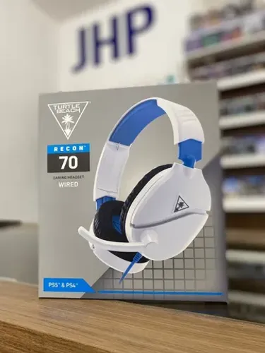 Headset Gamer Com Fio Turtle Beach Recon 70X - Branco e Azul - Parcelamento Sem Juros