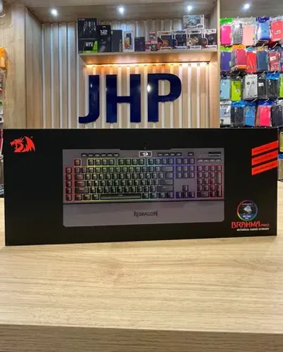 Teclado Óptico Gamer Brahma Pro RGB Preto - Loja Física