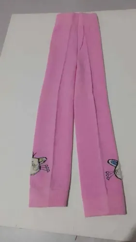 Meia calça de malha, infantil, Tam. P sem uso