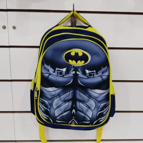 Mochila De Costa Infantil Peitoral 42x32cm Da018377# Promoç - Batman