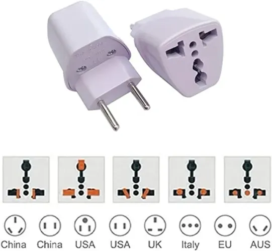 Adaptador Tomada Universal Padrão Europeu Uk Para Brasil Multiuso