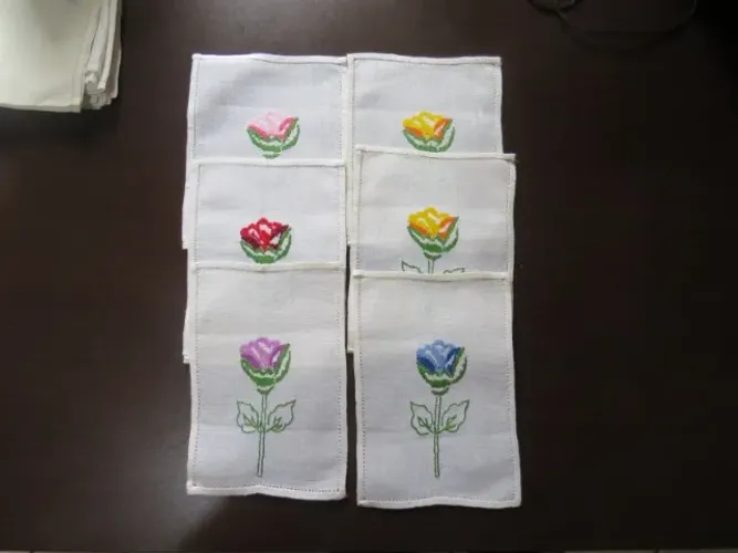 6 paninhos para decoração lote 05 (todos)