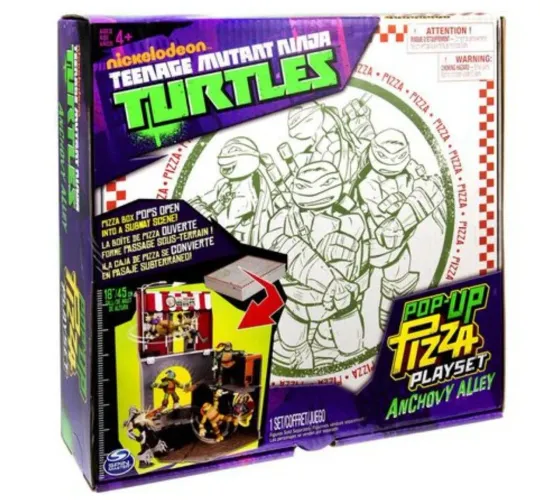 Playset Tartarugas Ninja Pop-Up Pizza Anchov