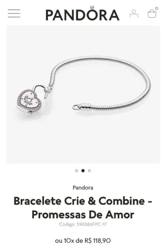 Pulseira Pandora original 