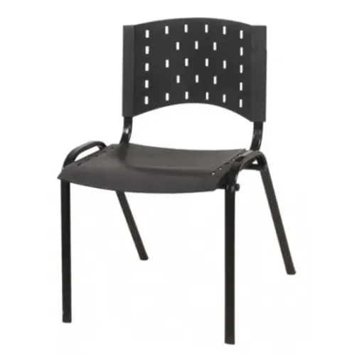 Cadeira Fixa Iso - Cadeira Fixa Preta