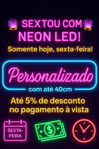 Neon LED Personalizado - Sexta-feira!