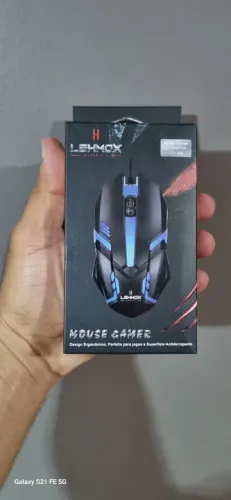 Mouse Gamer Lehmox LBYJ - Design Ergonômico