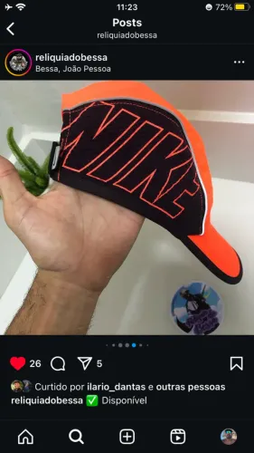 BONÉ NIKE AW84 DRI FIT ORIGINAL LARANJA