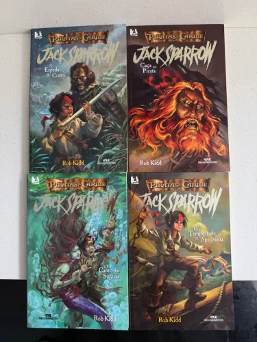 Livros Jack Sparrow 4un