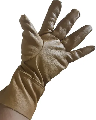 Luva punho 7cm EPI Trabalho Motoqueiro Motociclista Montaria Hipismo Unisex 100% Couro