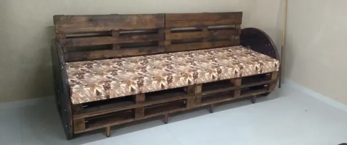 Sofá de Pallet Rústico top!!!