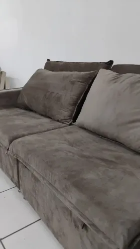 Sofá Cama Ônix 4 Lugares 