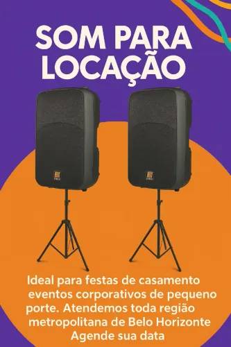 Som para casamentos eventos corporativos e aniversário