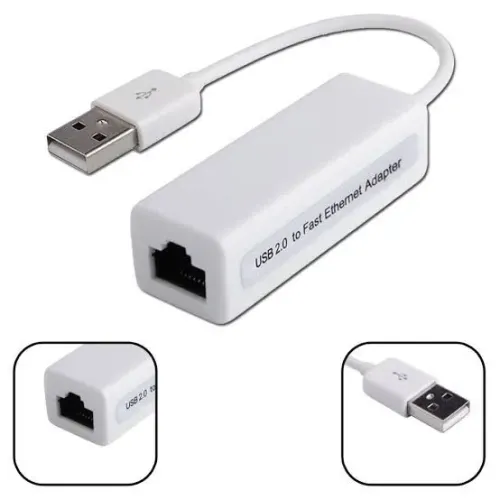 Adaptador USB 2.0 para Rede Ethernet RJ-45