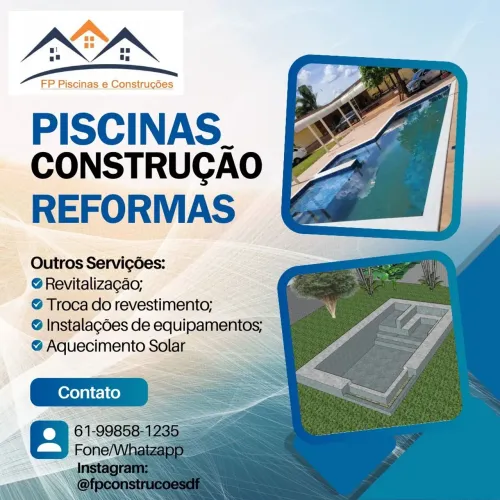 Construção de Piscinas e reformas